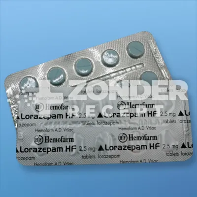 Lorazepam 2.5mg – 10 tabletten