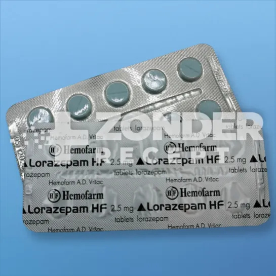 Lorazepam 2.5mg – 10 tabletten