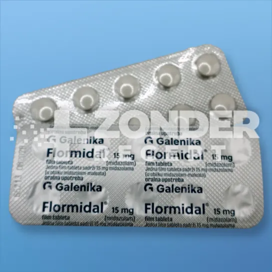 Midazolam (Dormicum) 15mg – 10 tabletten