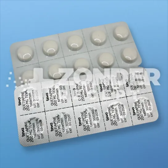 Quetiapine 200mg - 10 Tabletten